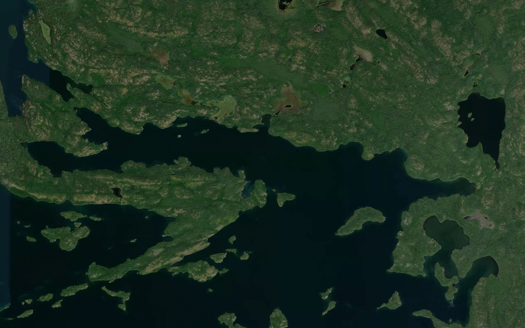 Satellite map of the Peninsula Bay