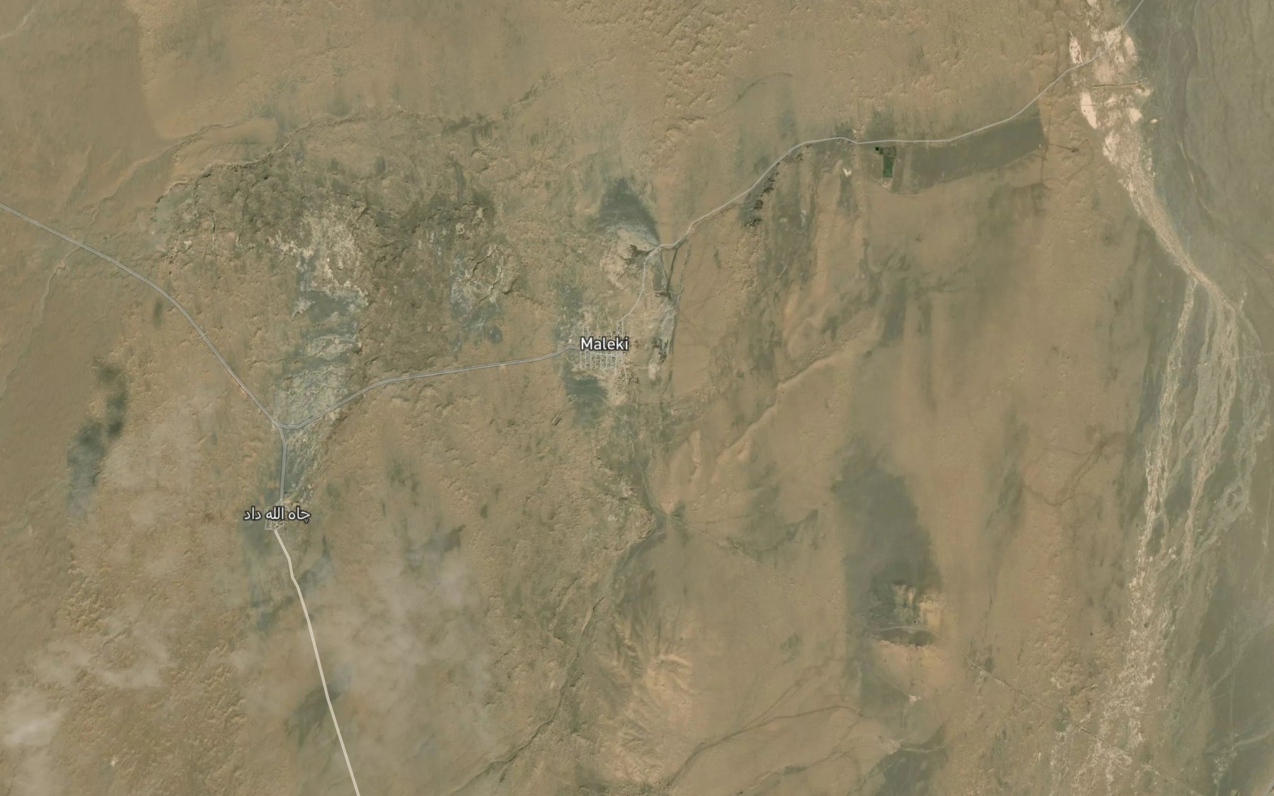 Satellite map of the Cheshmeh-ye Shamu
