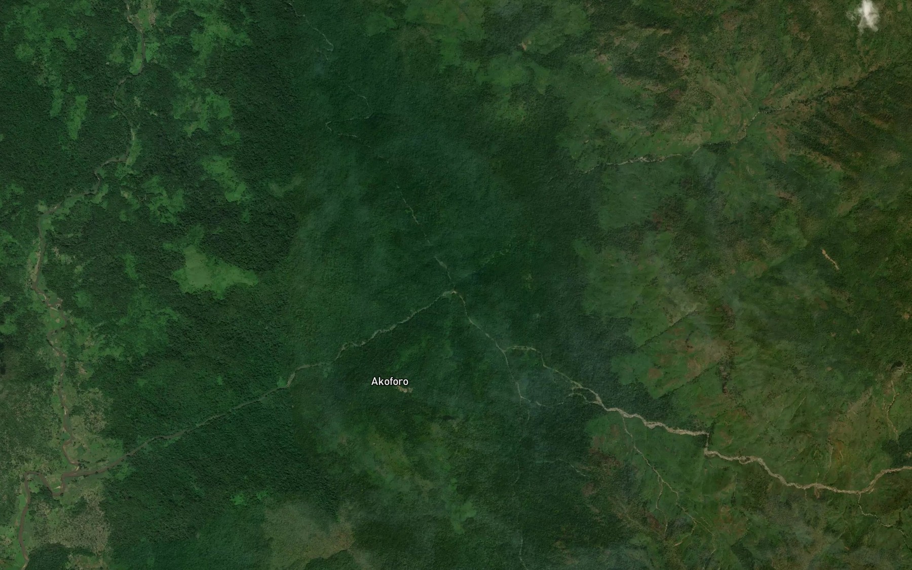 Satellite map of the Dam