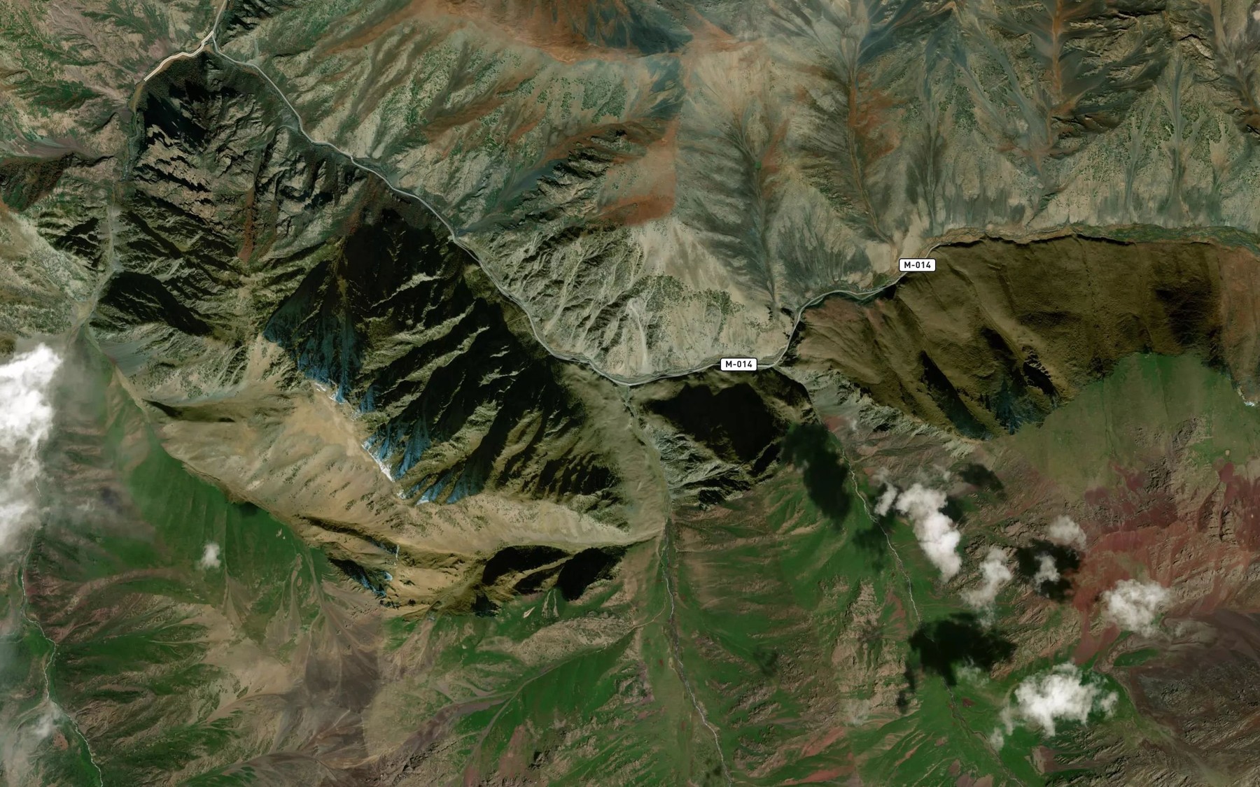 Satellite map of the Boyrok