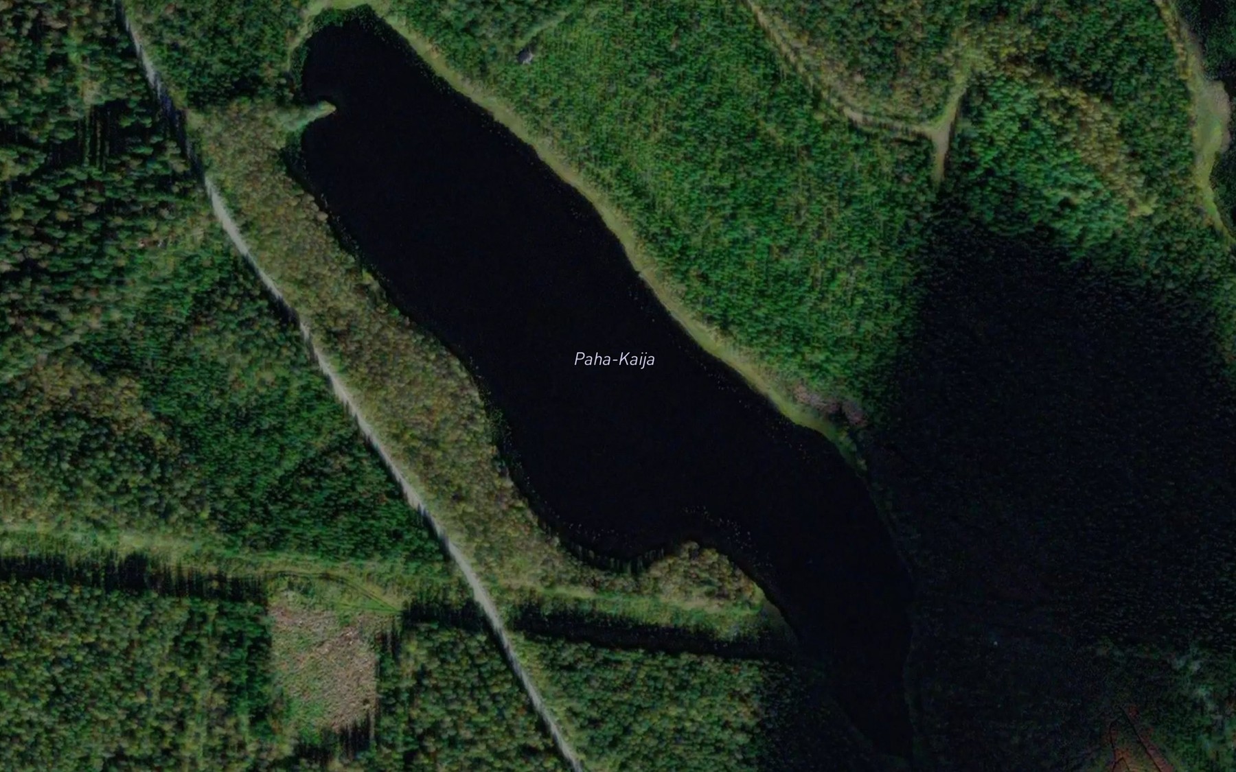 Satellite map of the Paha-Kaija