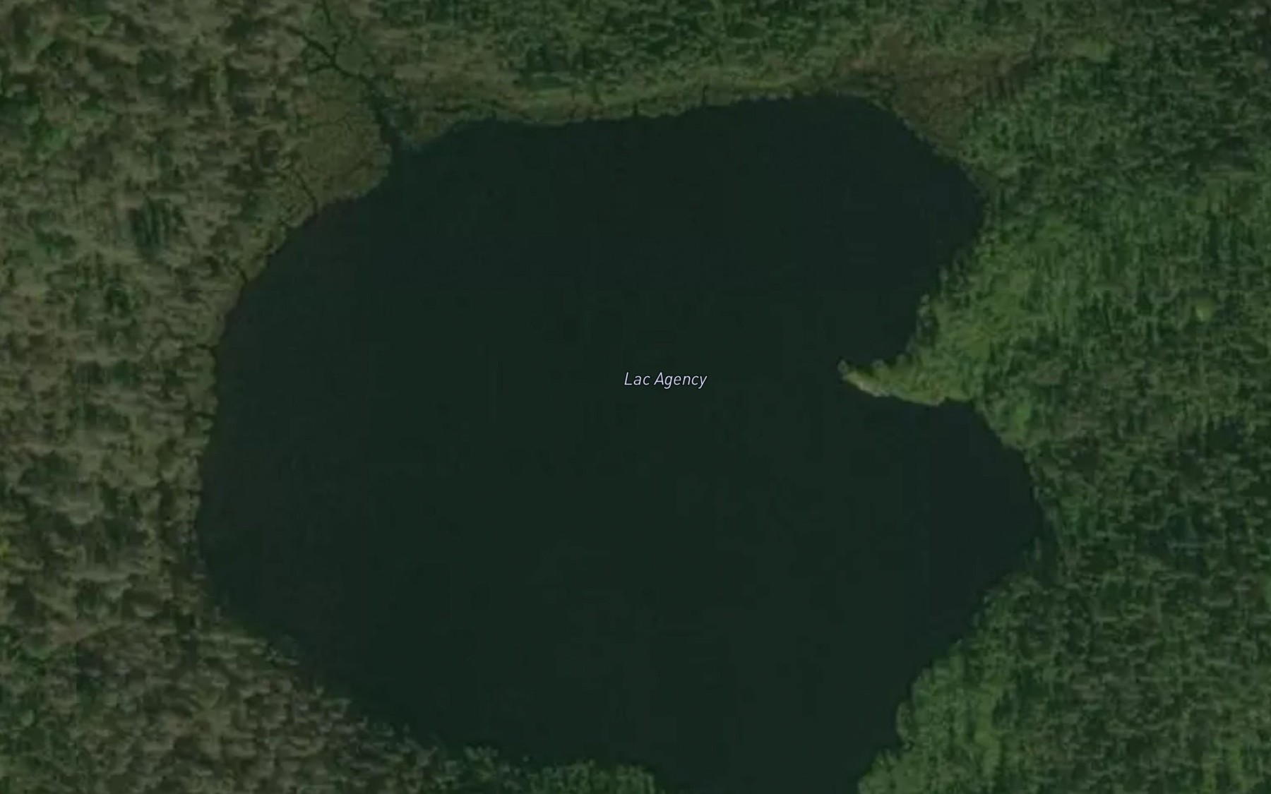 Satellite map of the Lac Agency