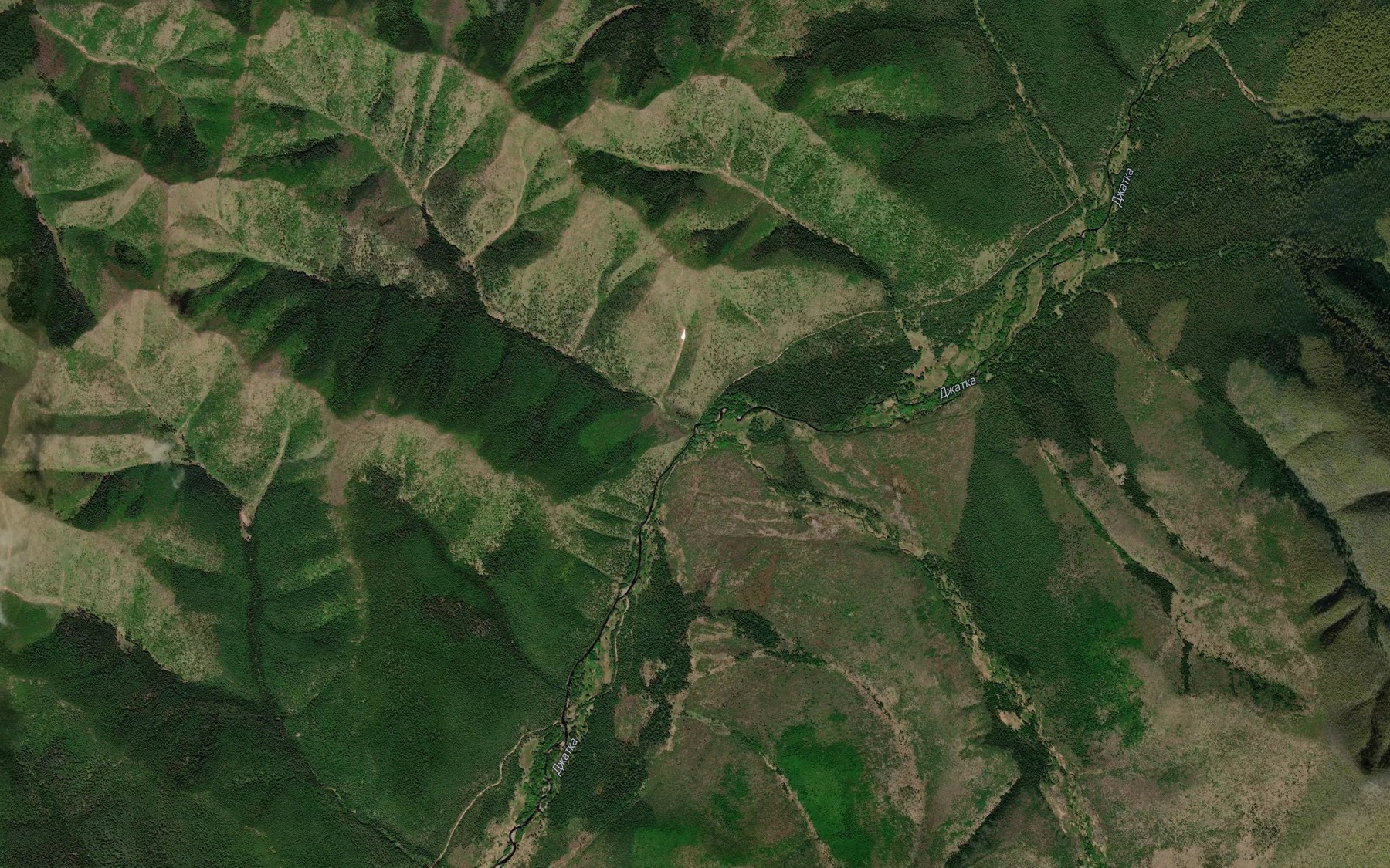 Satellite map of the Kholodnyy