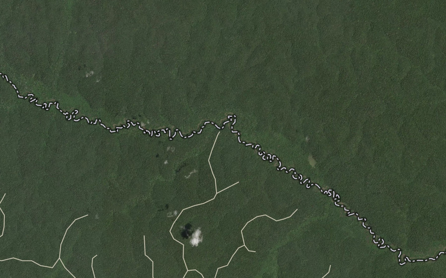 Satellite map of the Mouina