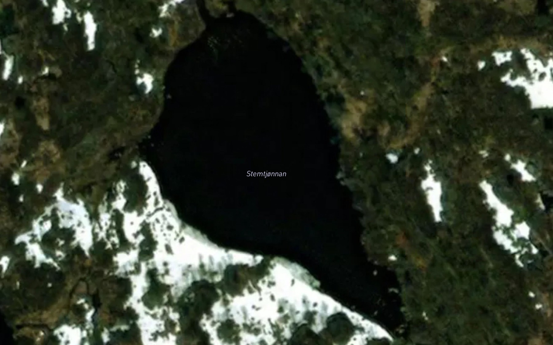 Satellite map of the Stemtjorn