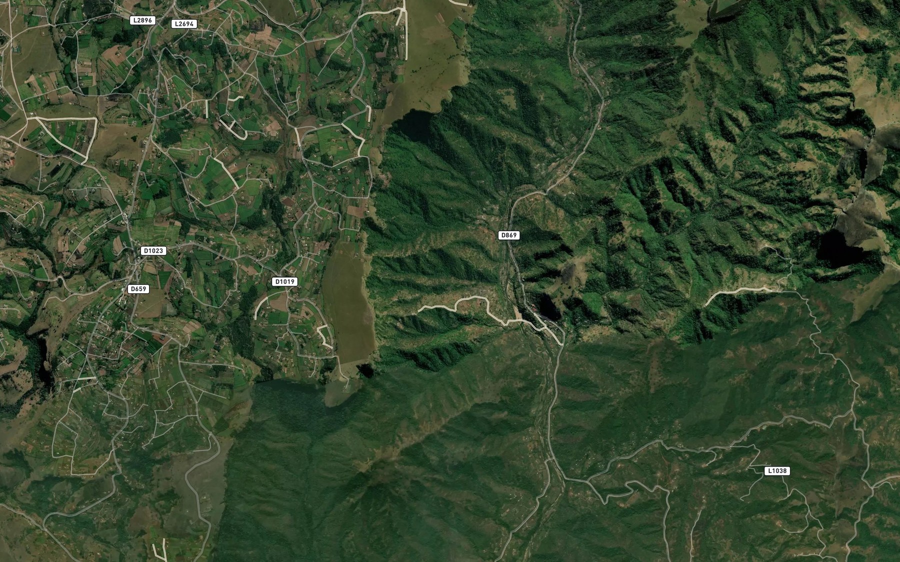 Satellite map of the Nonoti