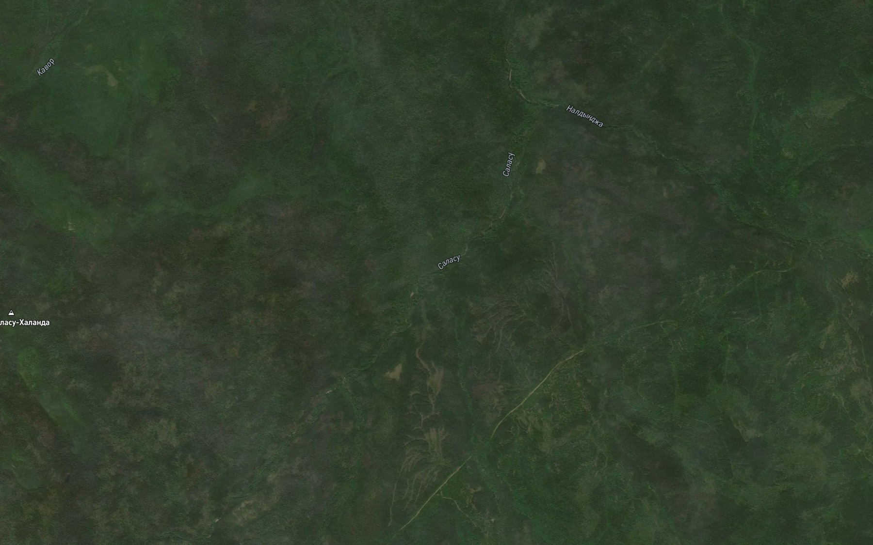 Satellite map of the Pryamoy