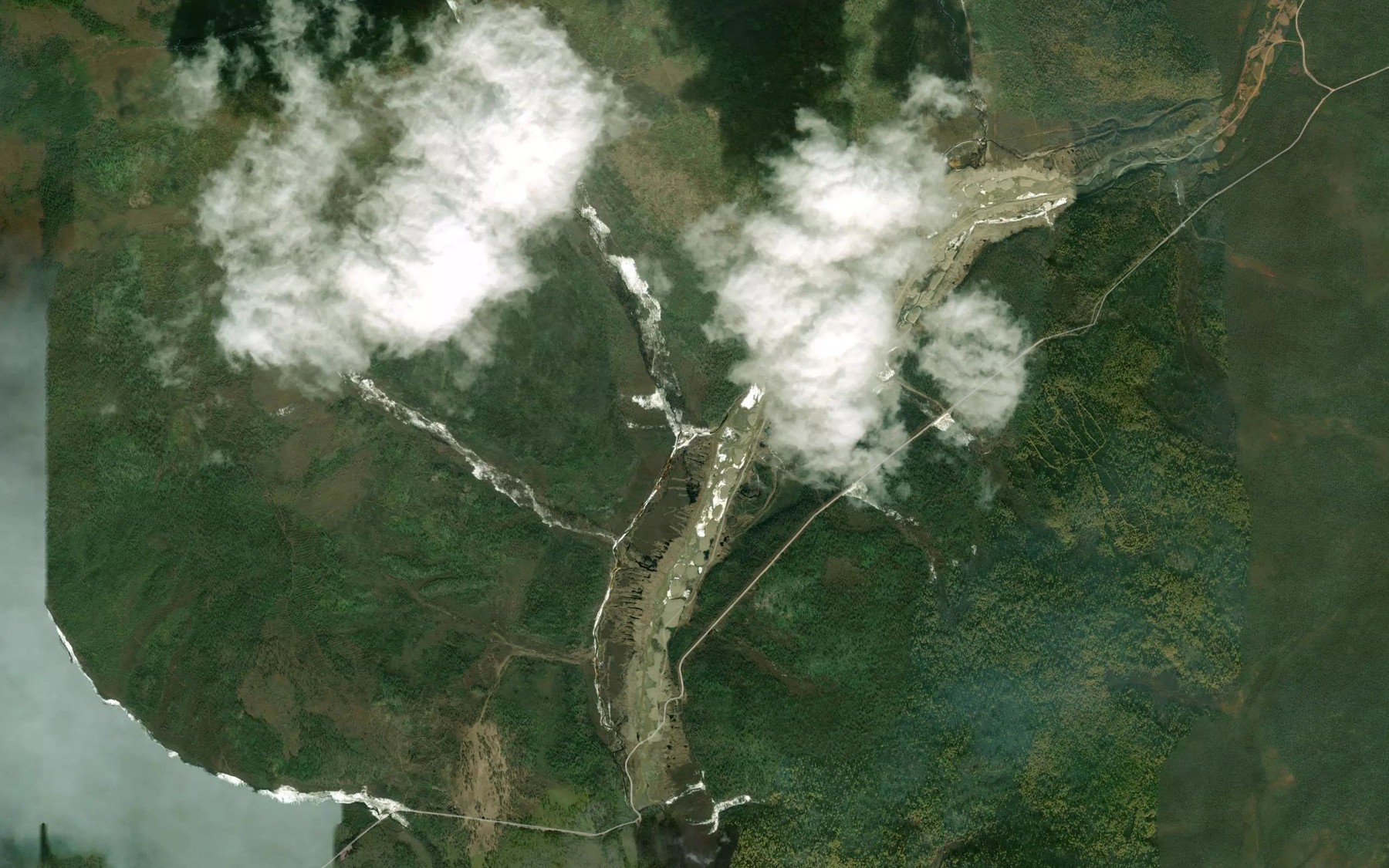 Satellite map of the Tanbis Pervyy