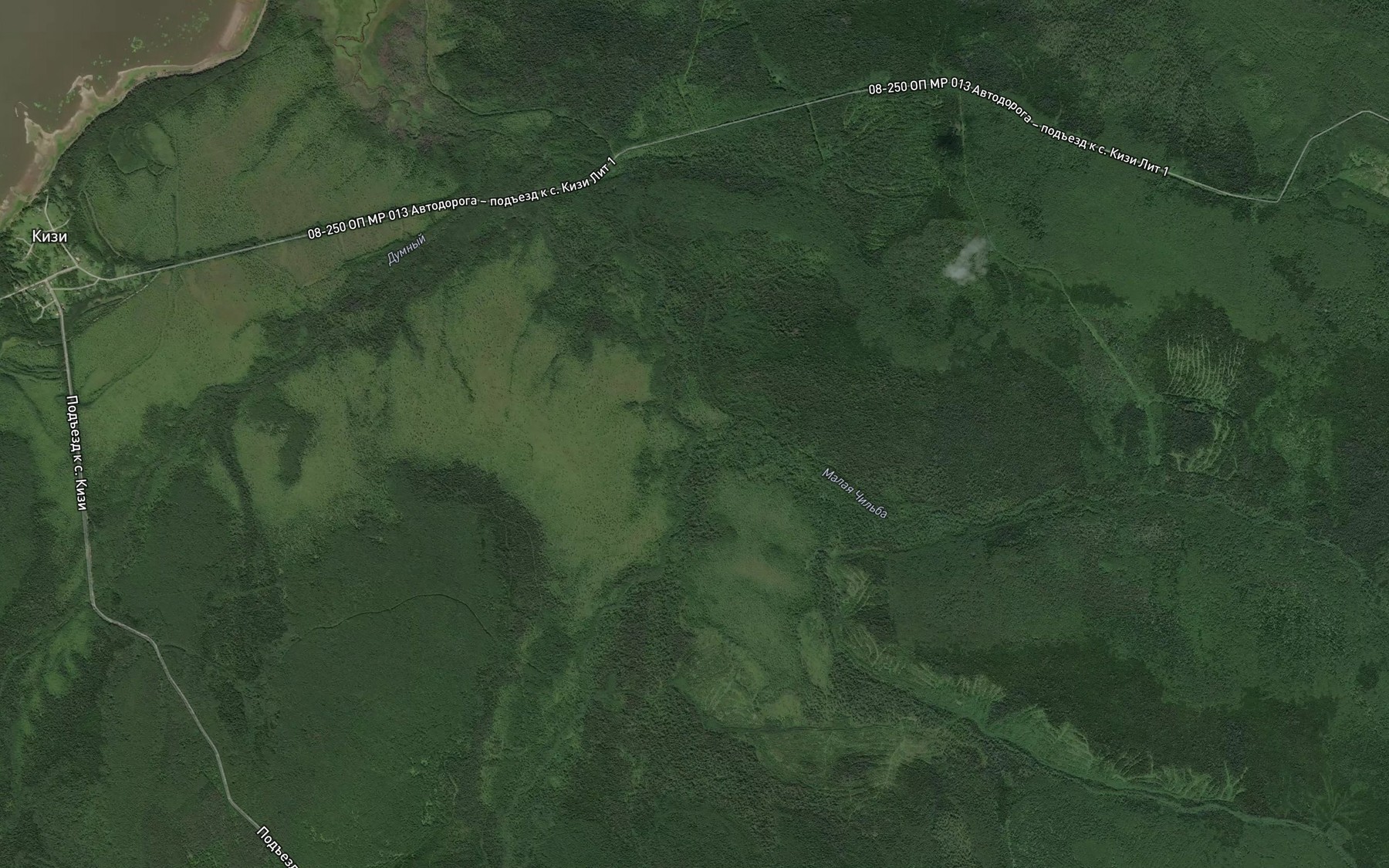 Satellite map of the Vol'nyy