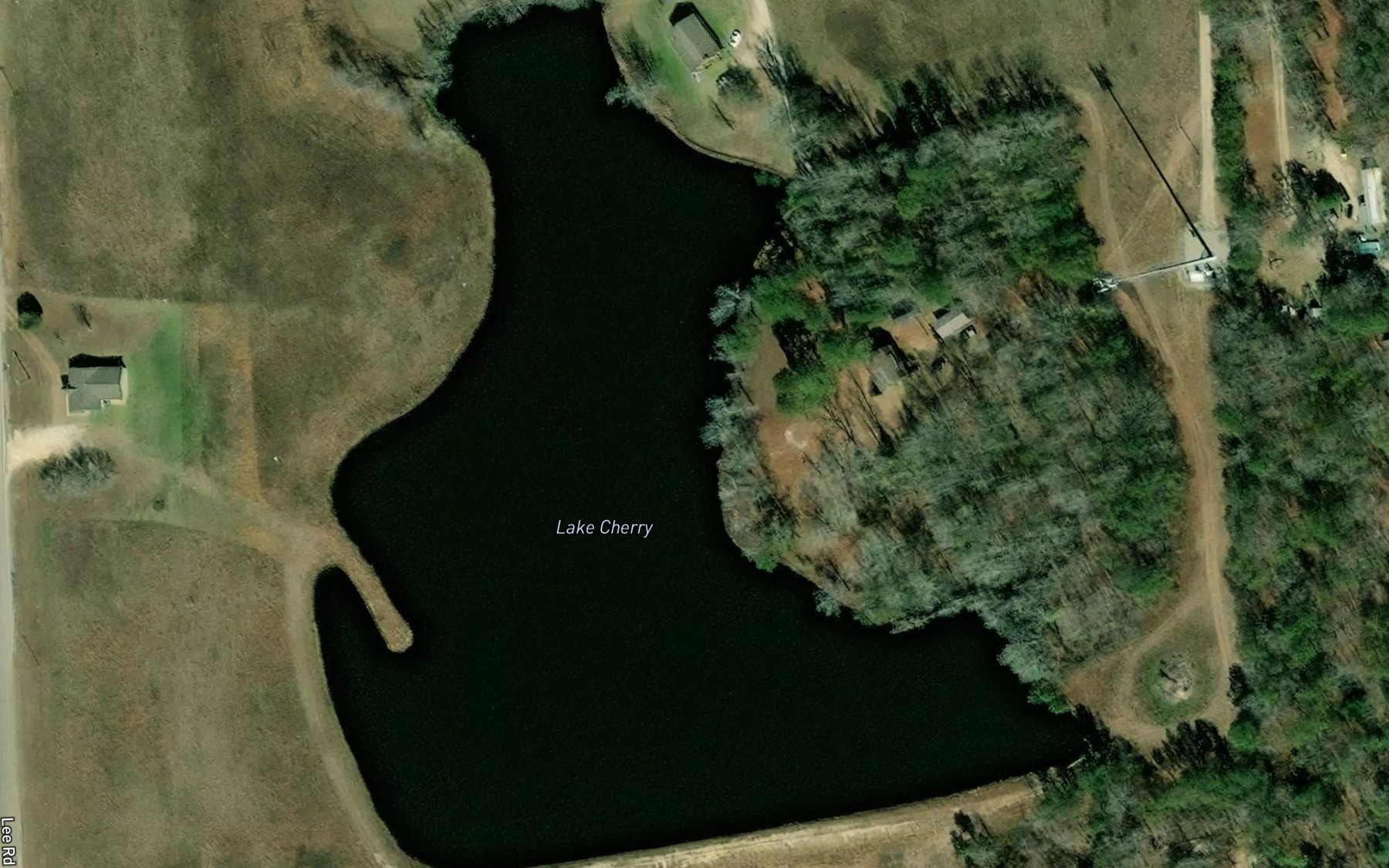 Satellite map of the Lake Cherry