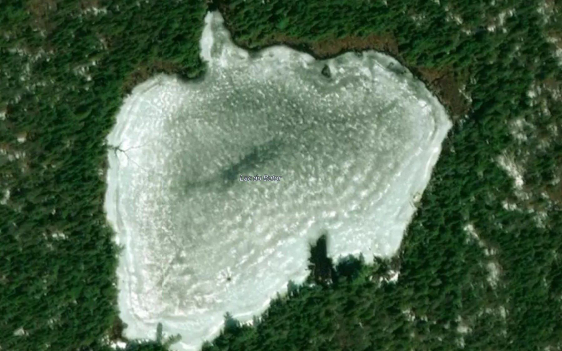 Satellite map of the Lac du Butor