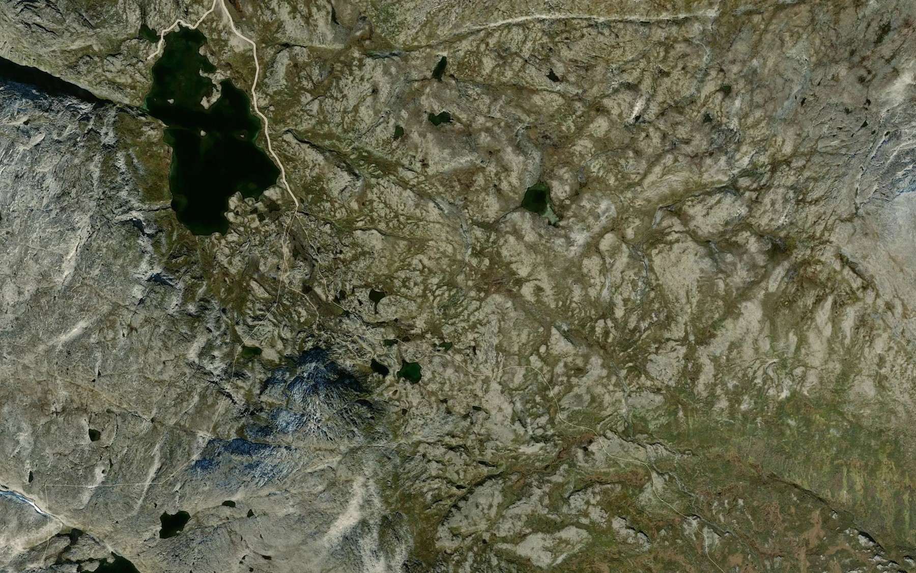 Satellite map of the Stakabekken