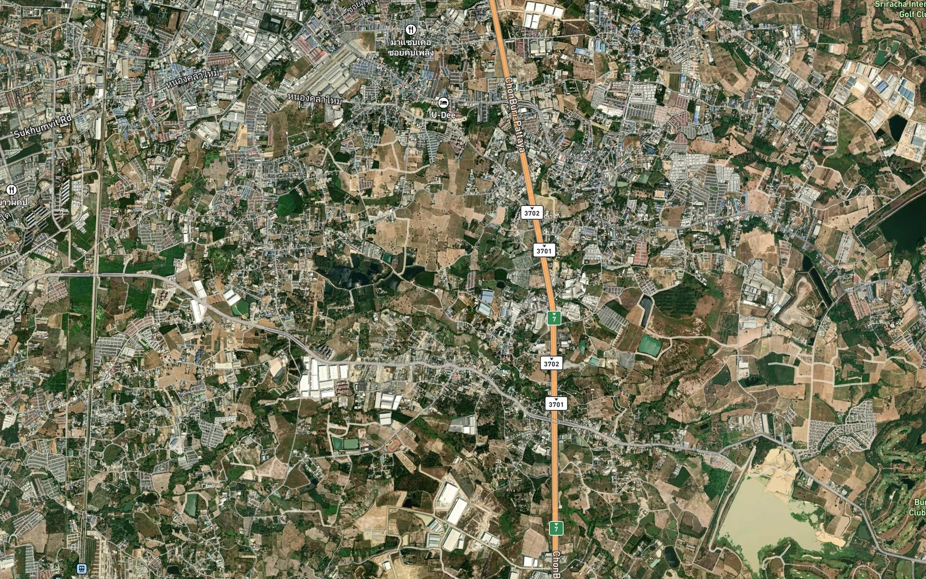 Satellite map of the Huai Krabok