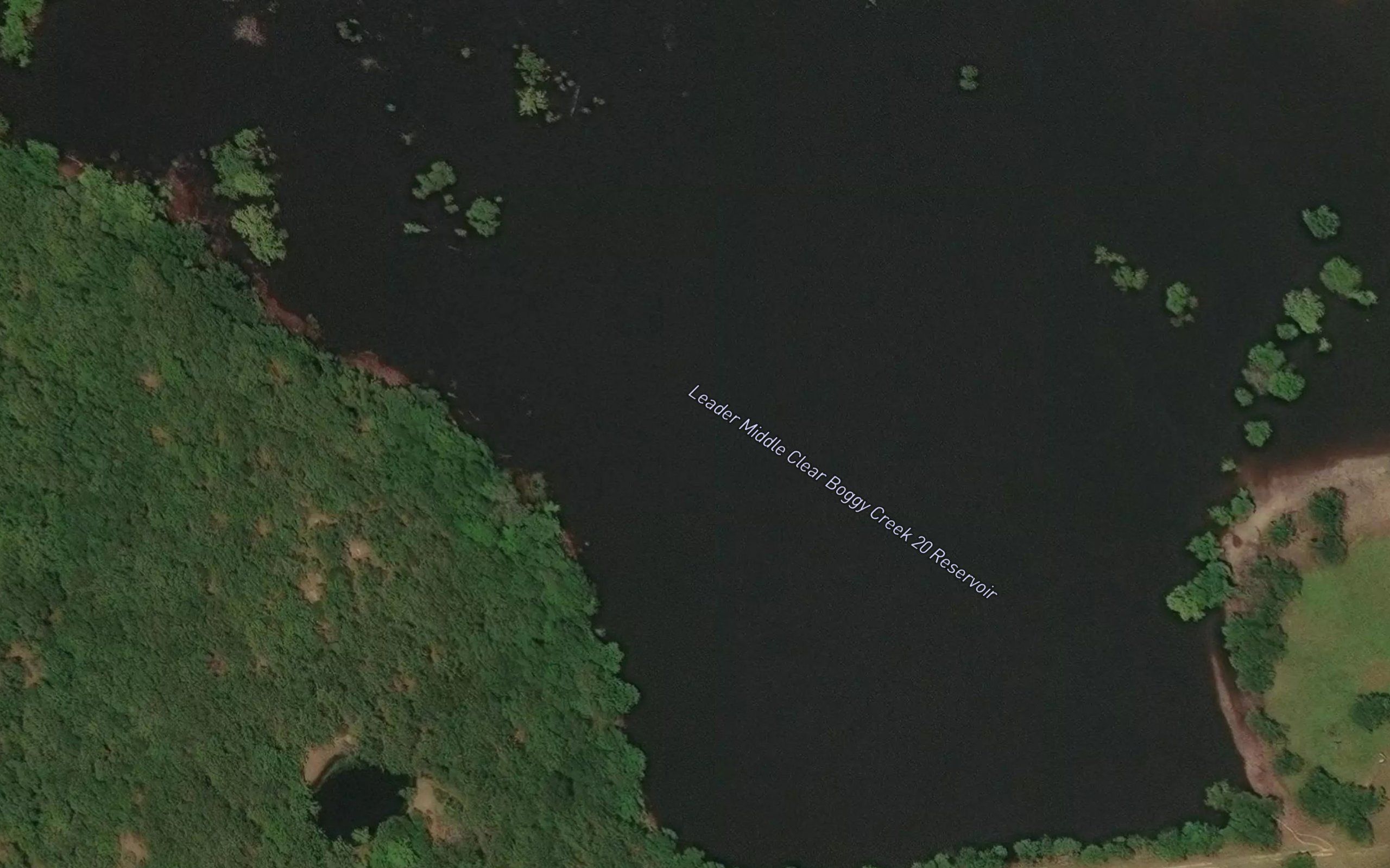 Leader Middle Clear Boggy Creek 20 Reservoir