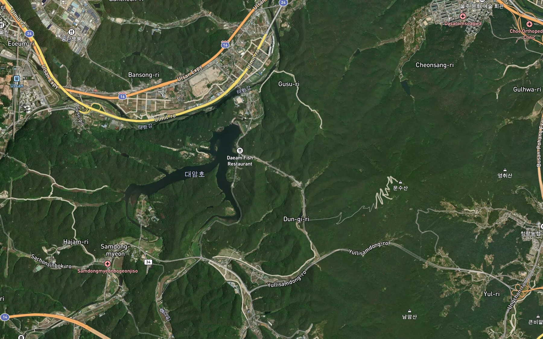 Satellite map of the Chunggolmot