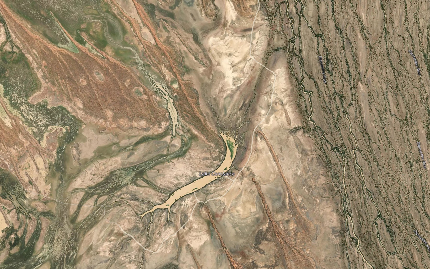 Satellite map of the Lake Constance