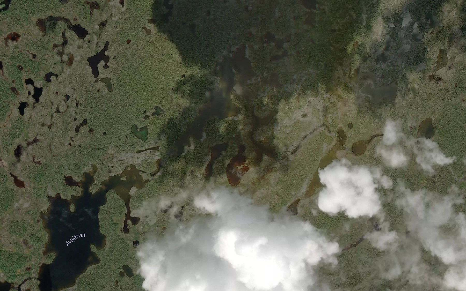 Satellite map of the Avlijavrik