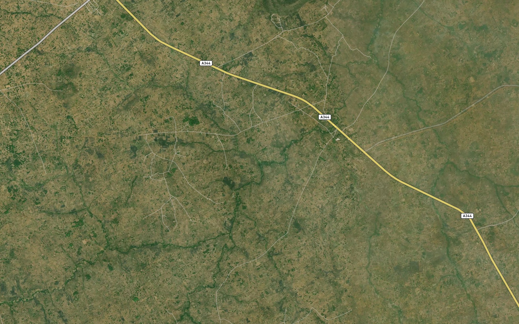 Satellite map of the River Awum