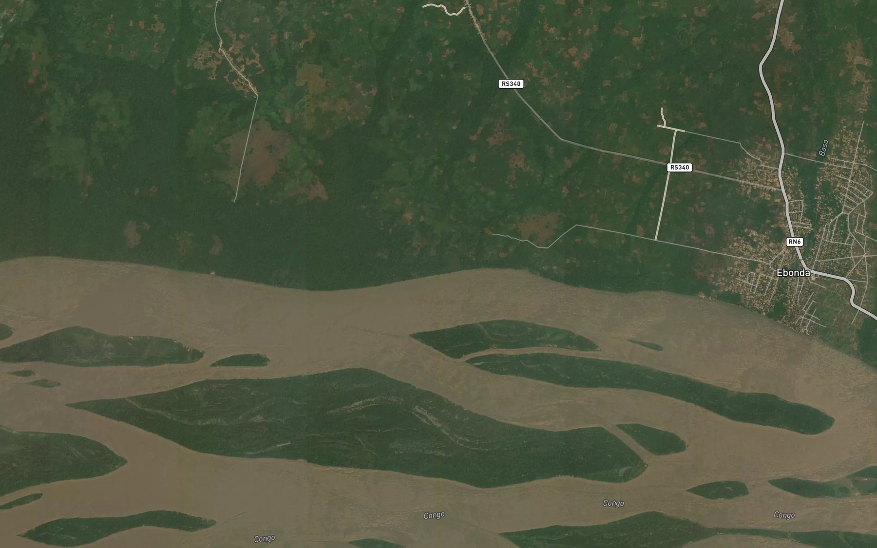 Satellite map of the Masosa
