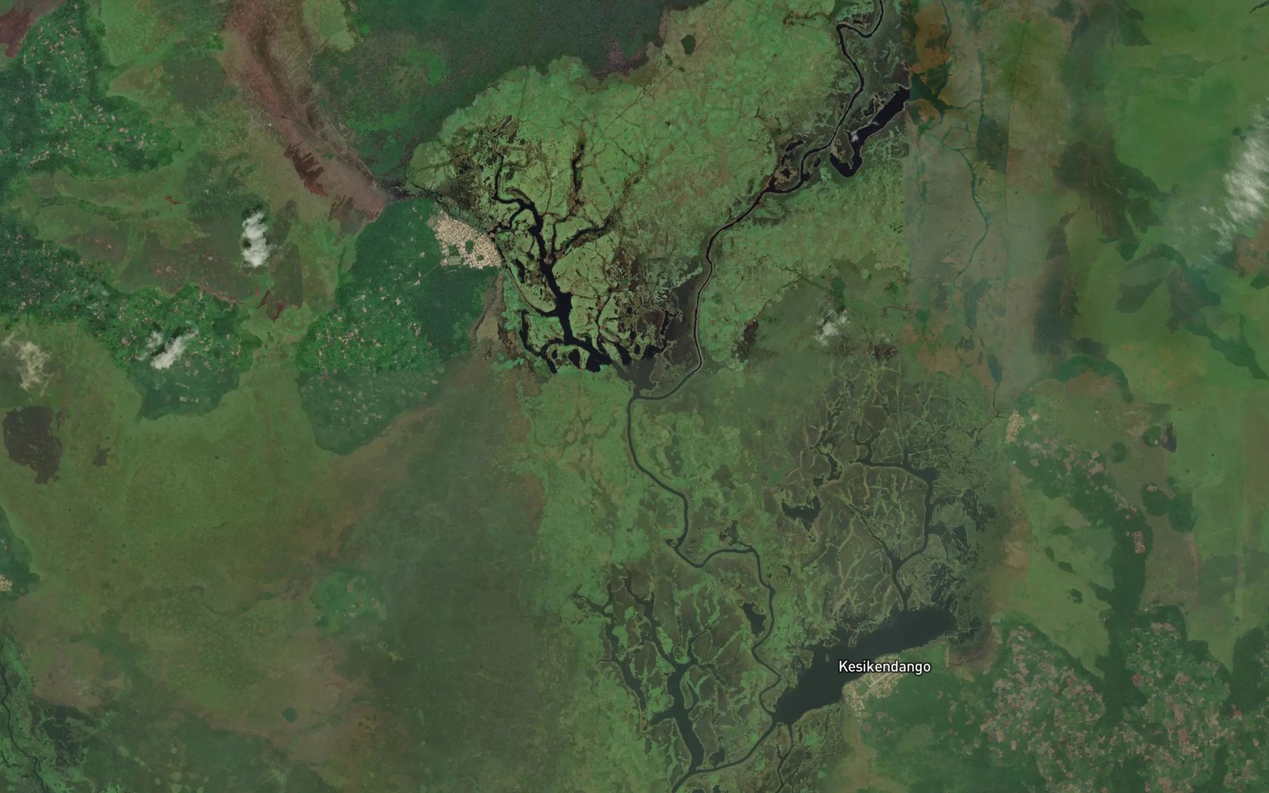 Satellite map of the Mantaba