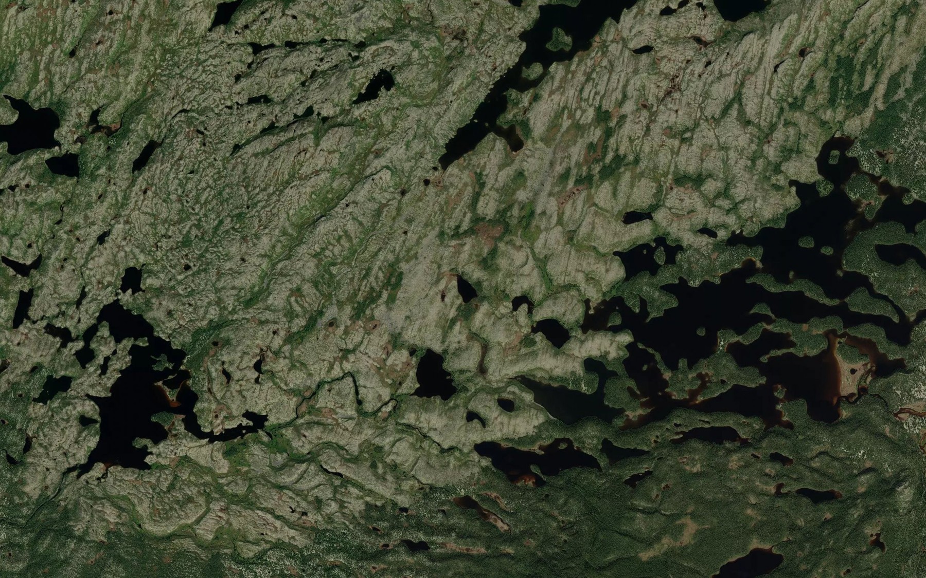 Satellite map of the Lac du Canard Noir