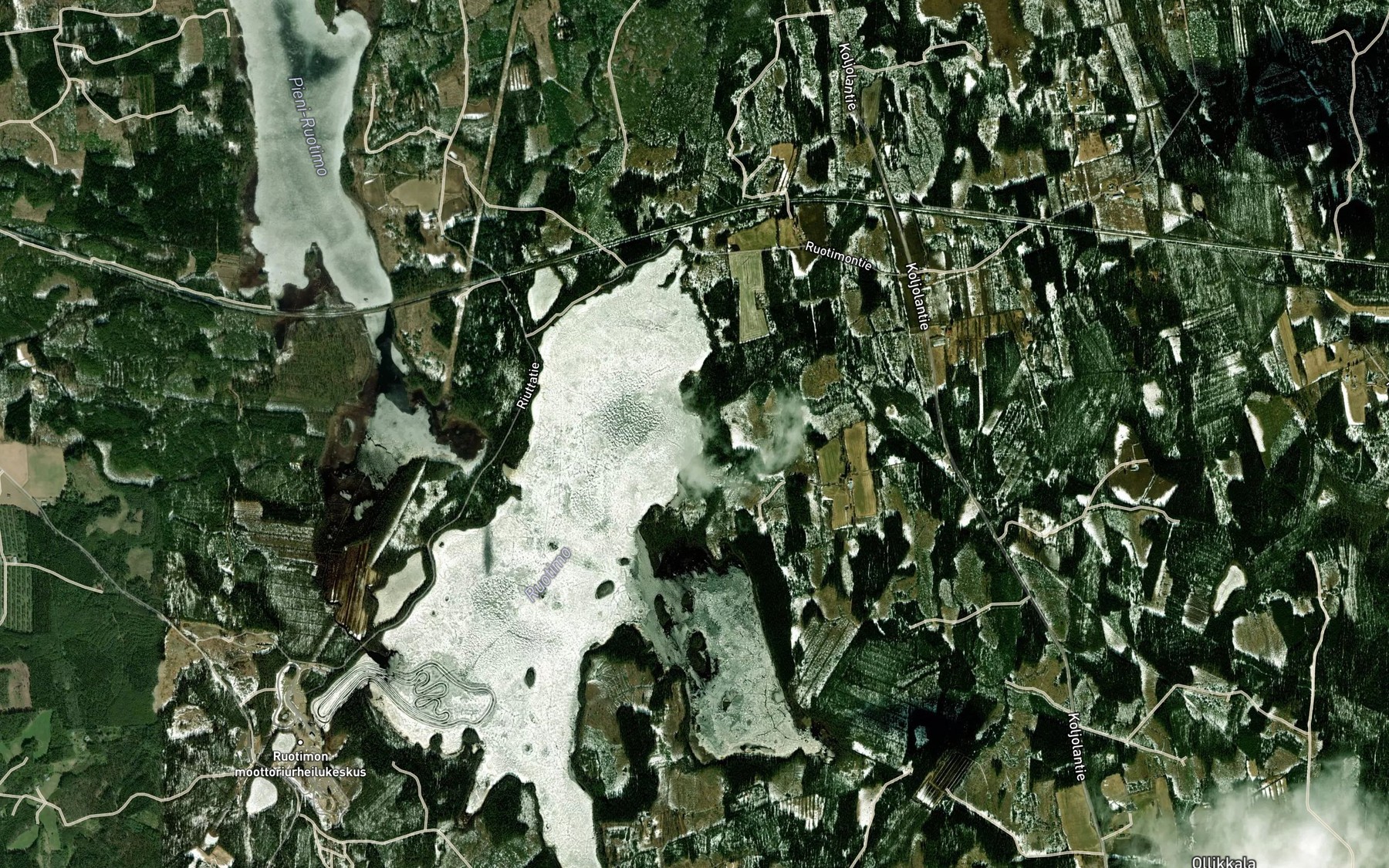Satellite map of the Levalahti