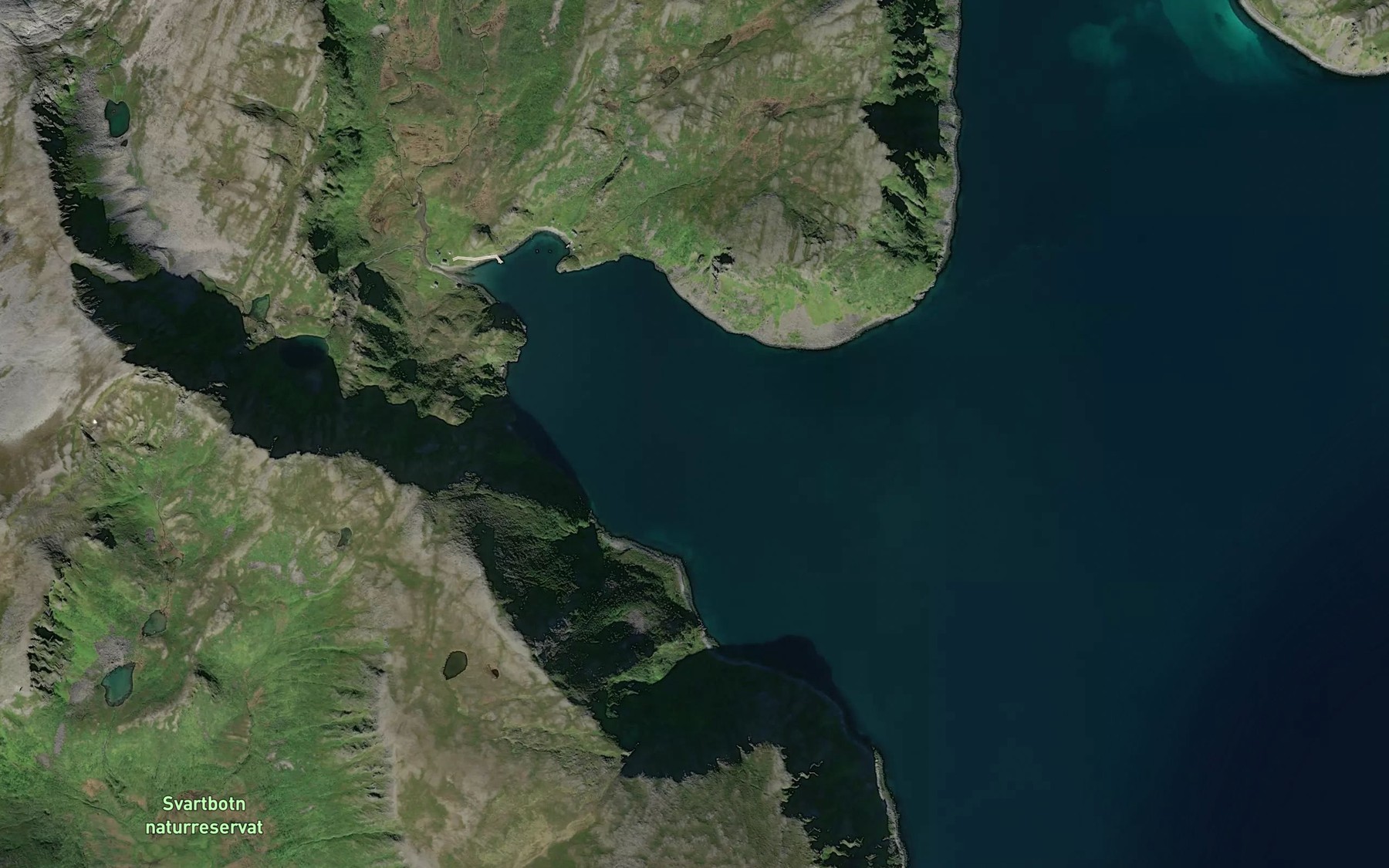 Satellite map of the Lunnhamna