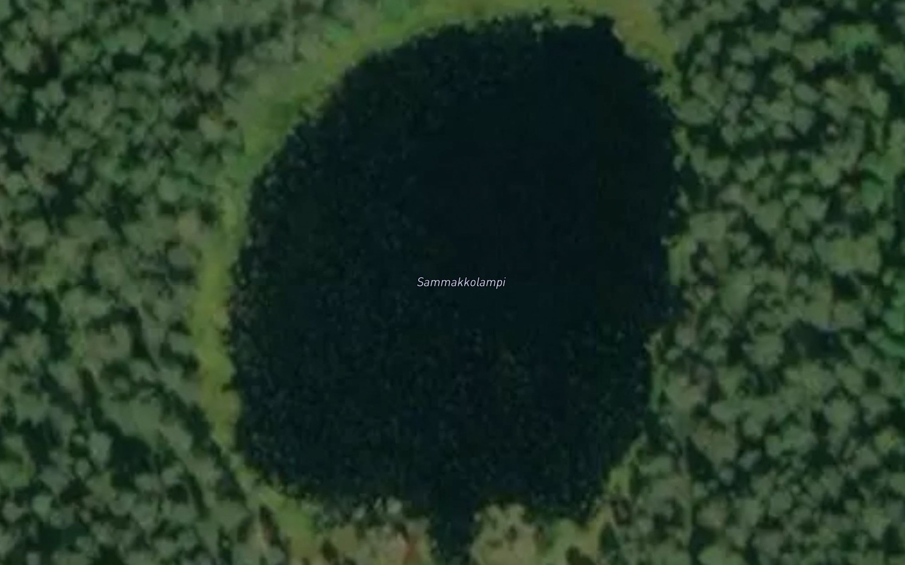 Satellite map of the Sammakkolampi