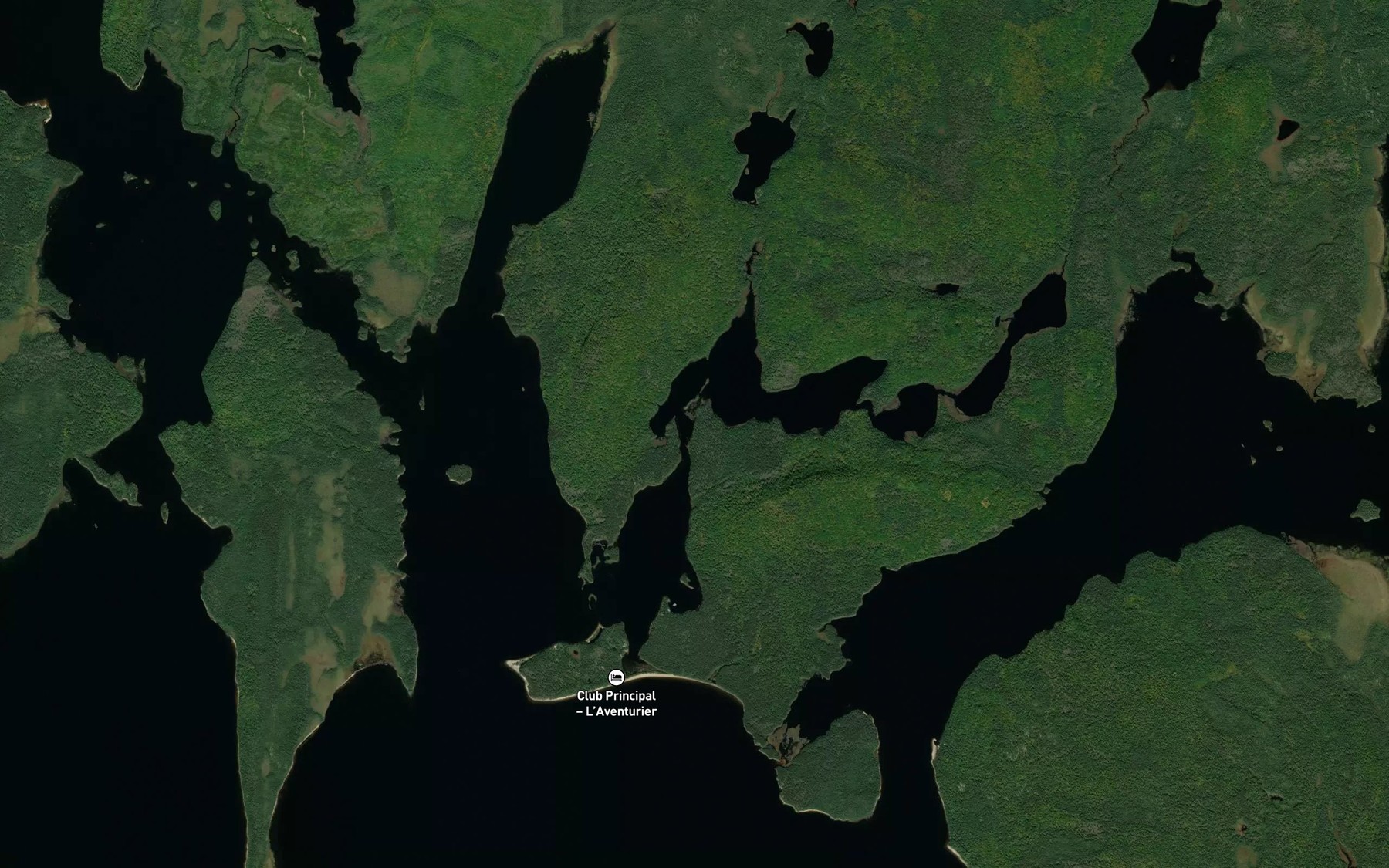 Satellite map of the Baie du Guide