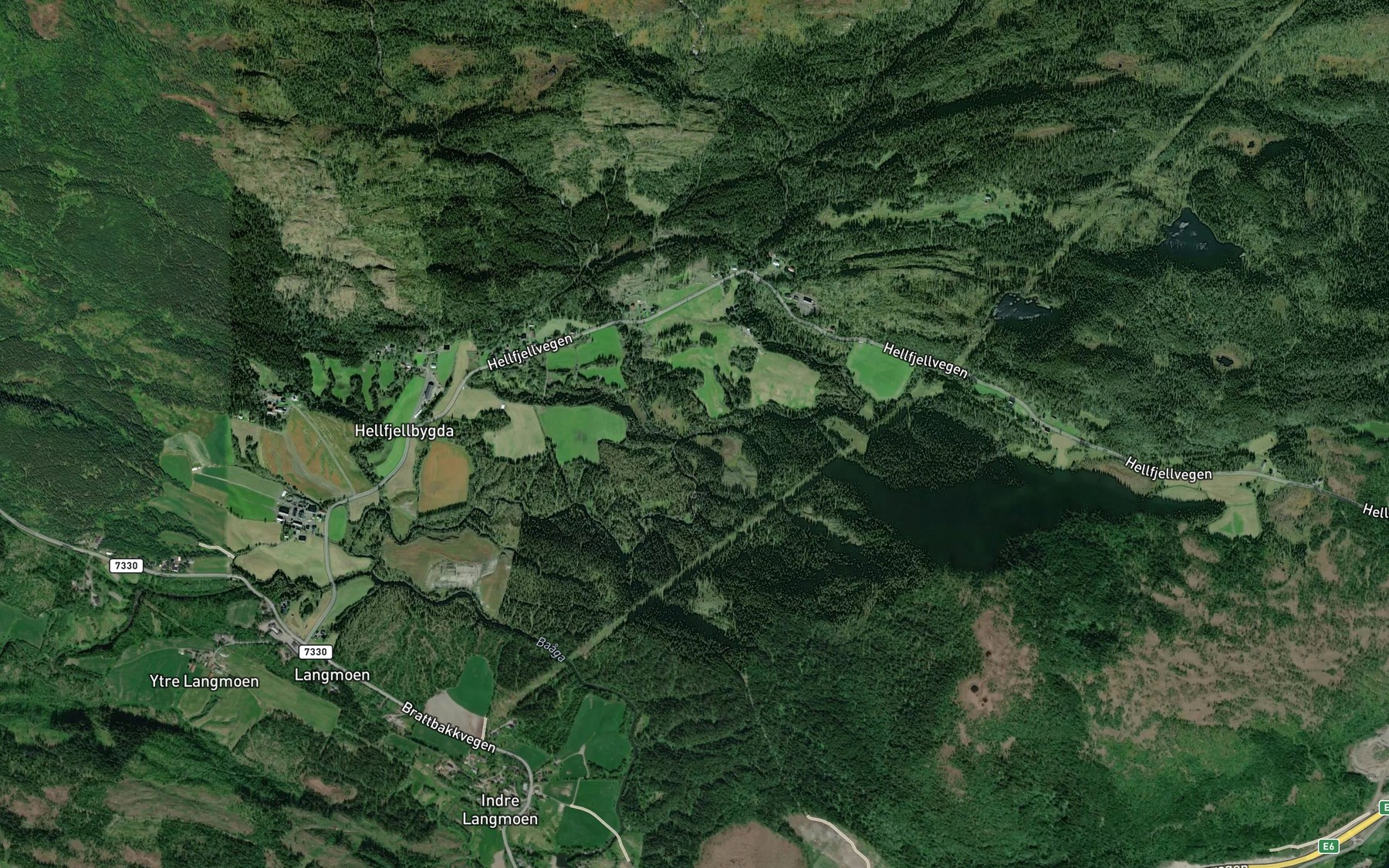Satellite map of the Groftremelva