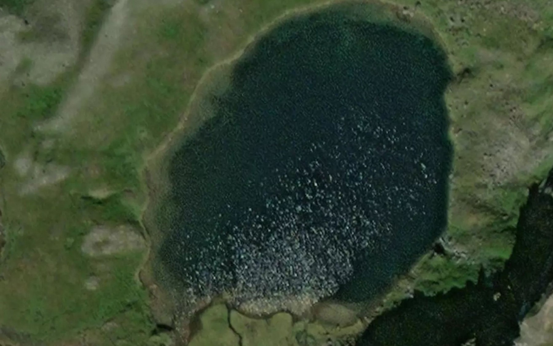 Satellite map of the Holavatnet