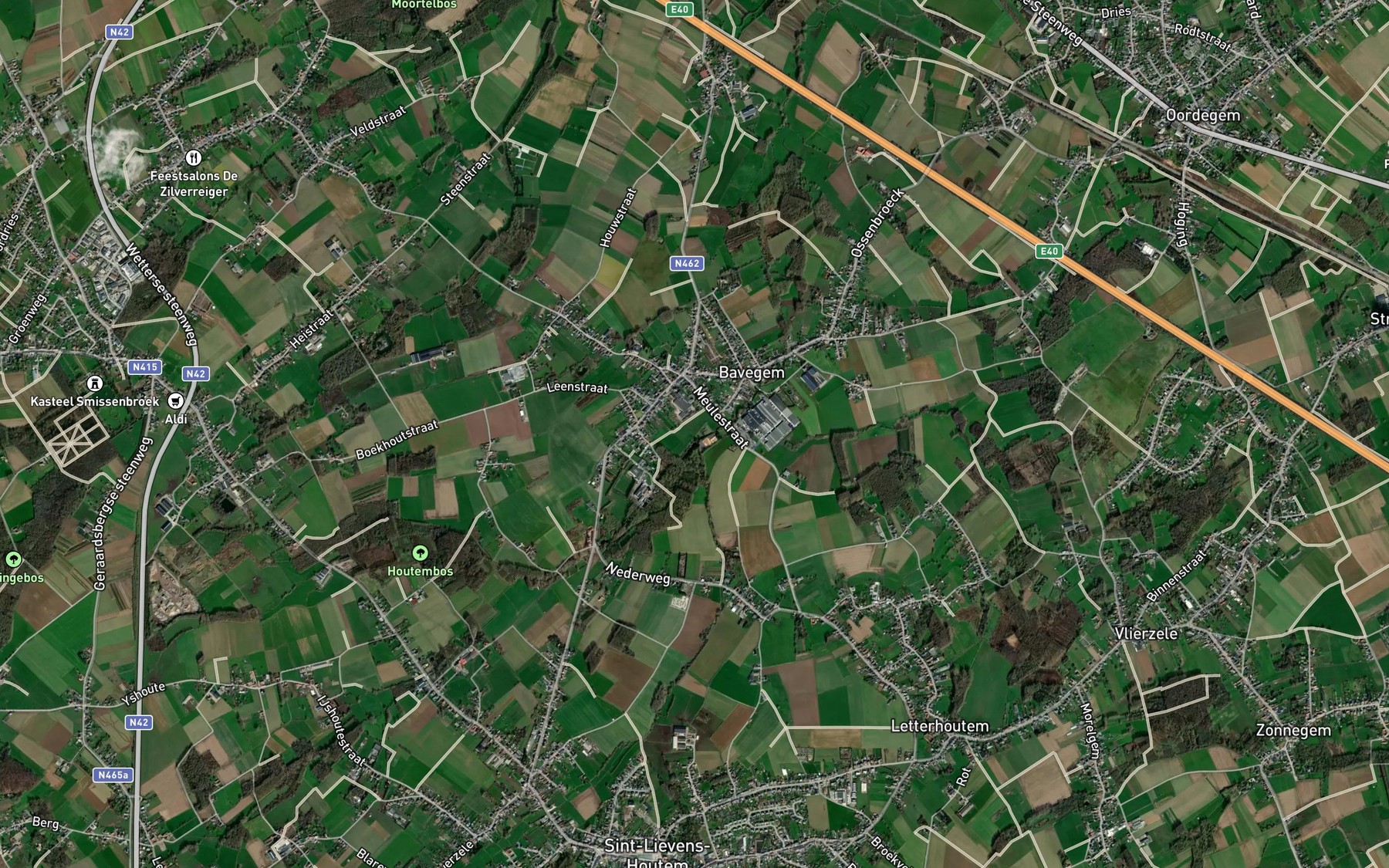 Satellite map of the Kouterkensbeek