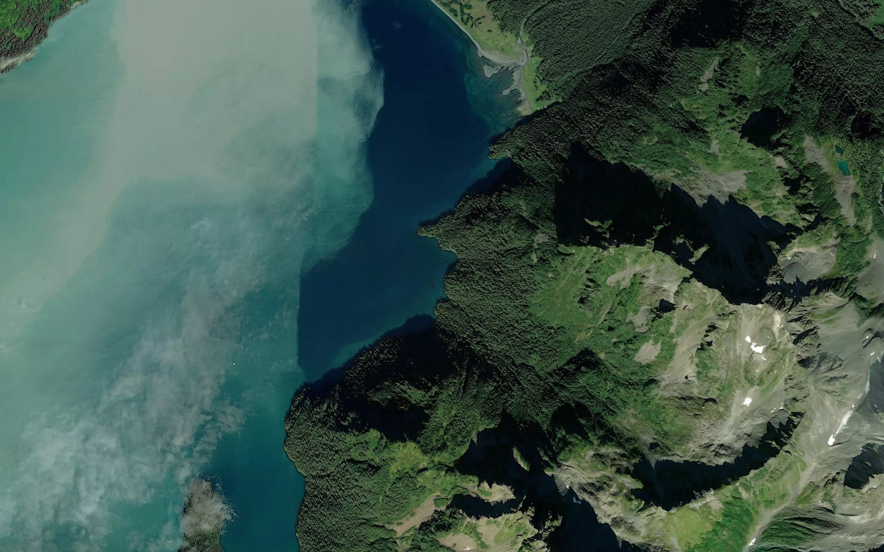 Satellite map of the Resolute Cove