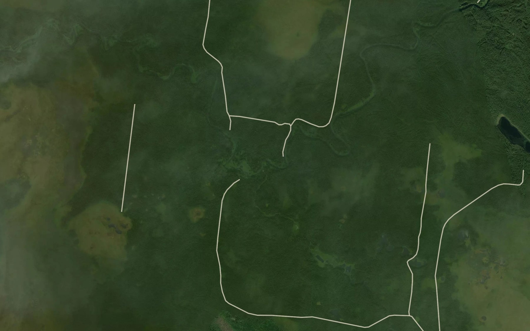 Satellite map of the Luvash