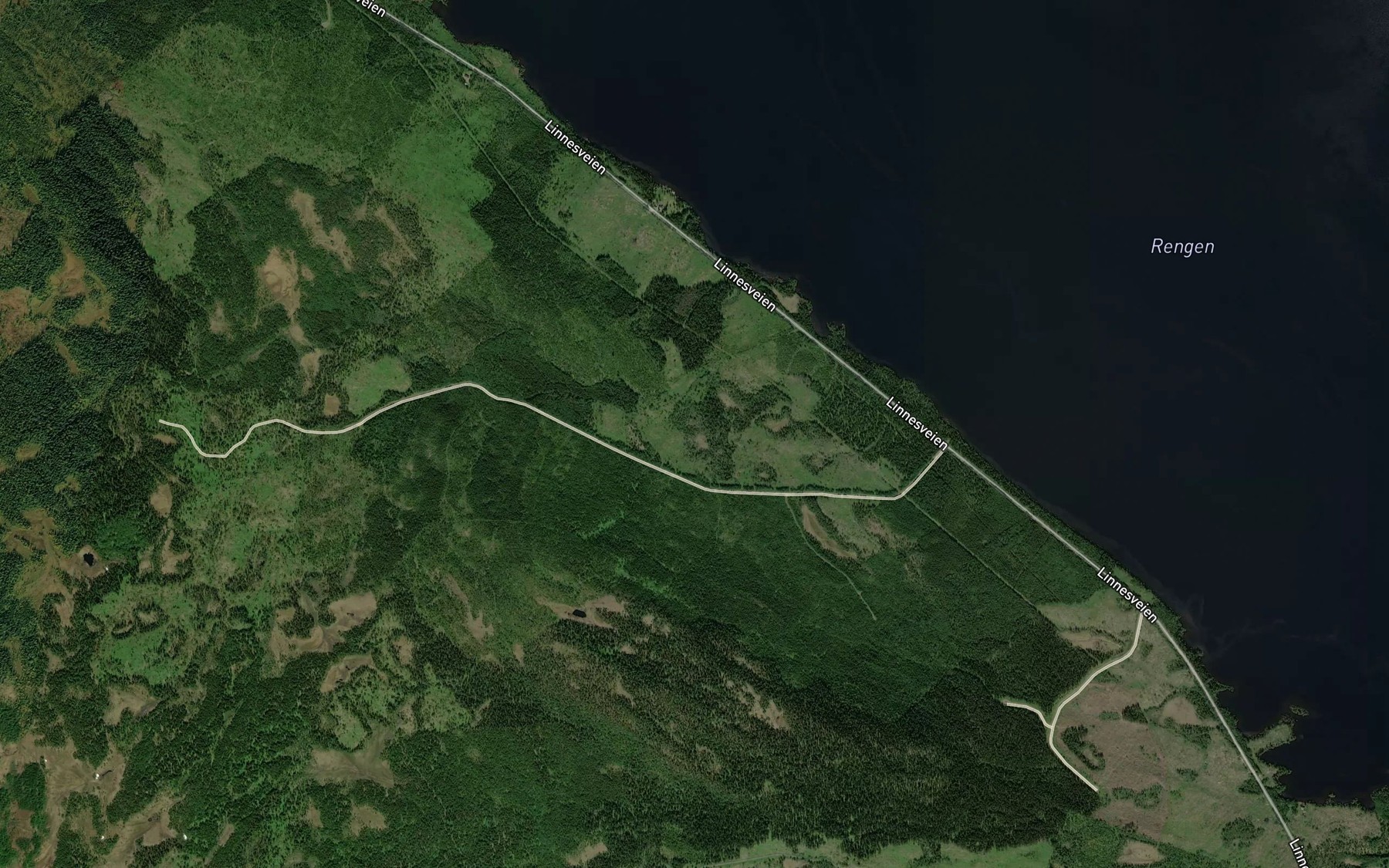 Satellite map of the Saeterbekken