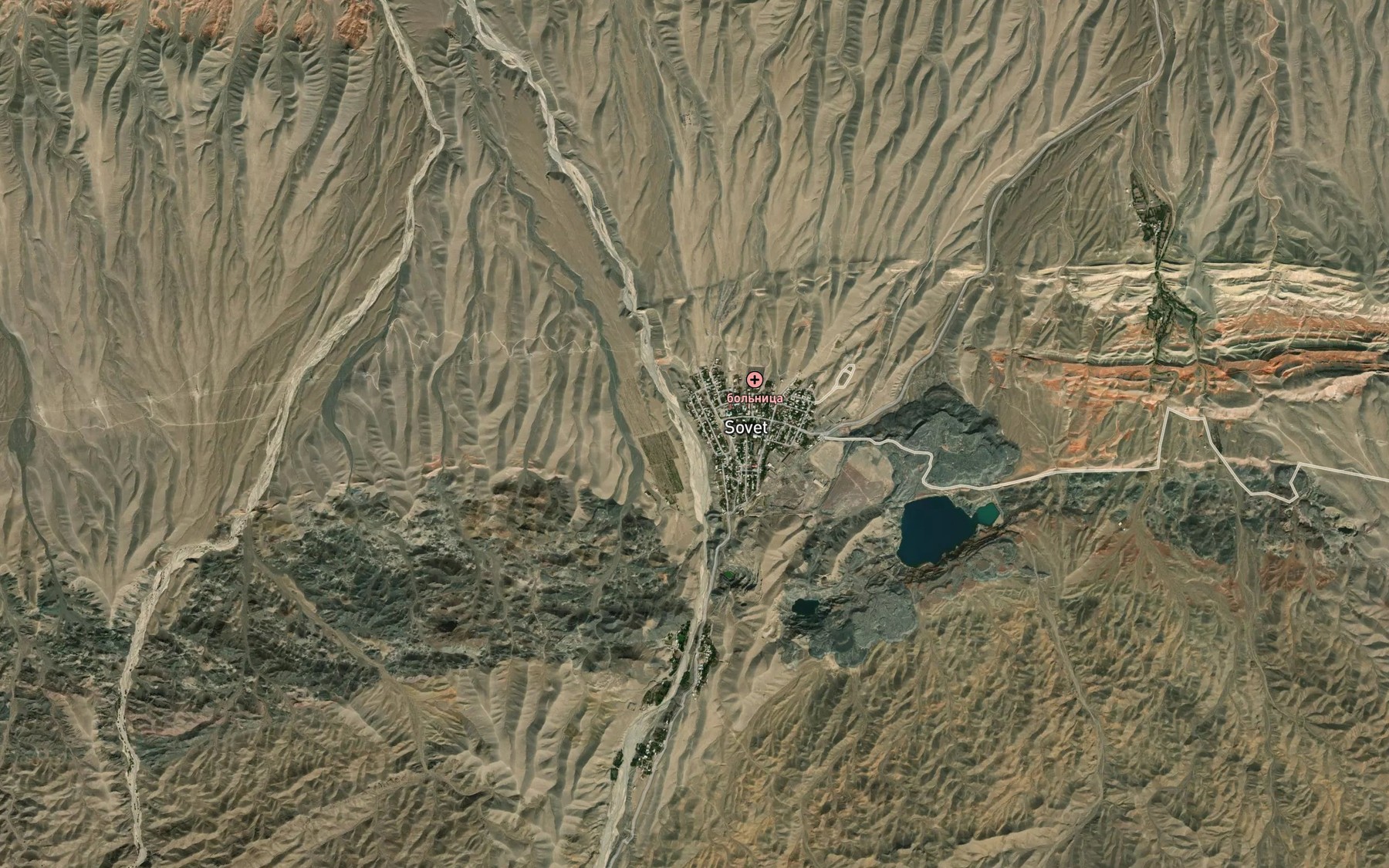 Satellite map of the Shunk-Say