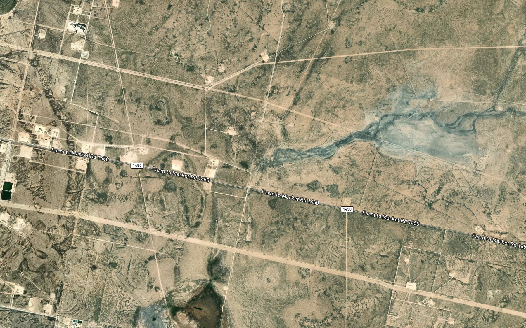 Satellite map of the Santa Rosa Spring