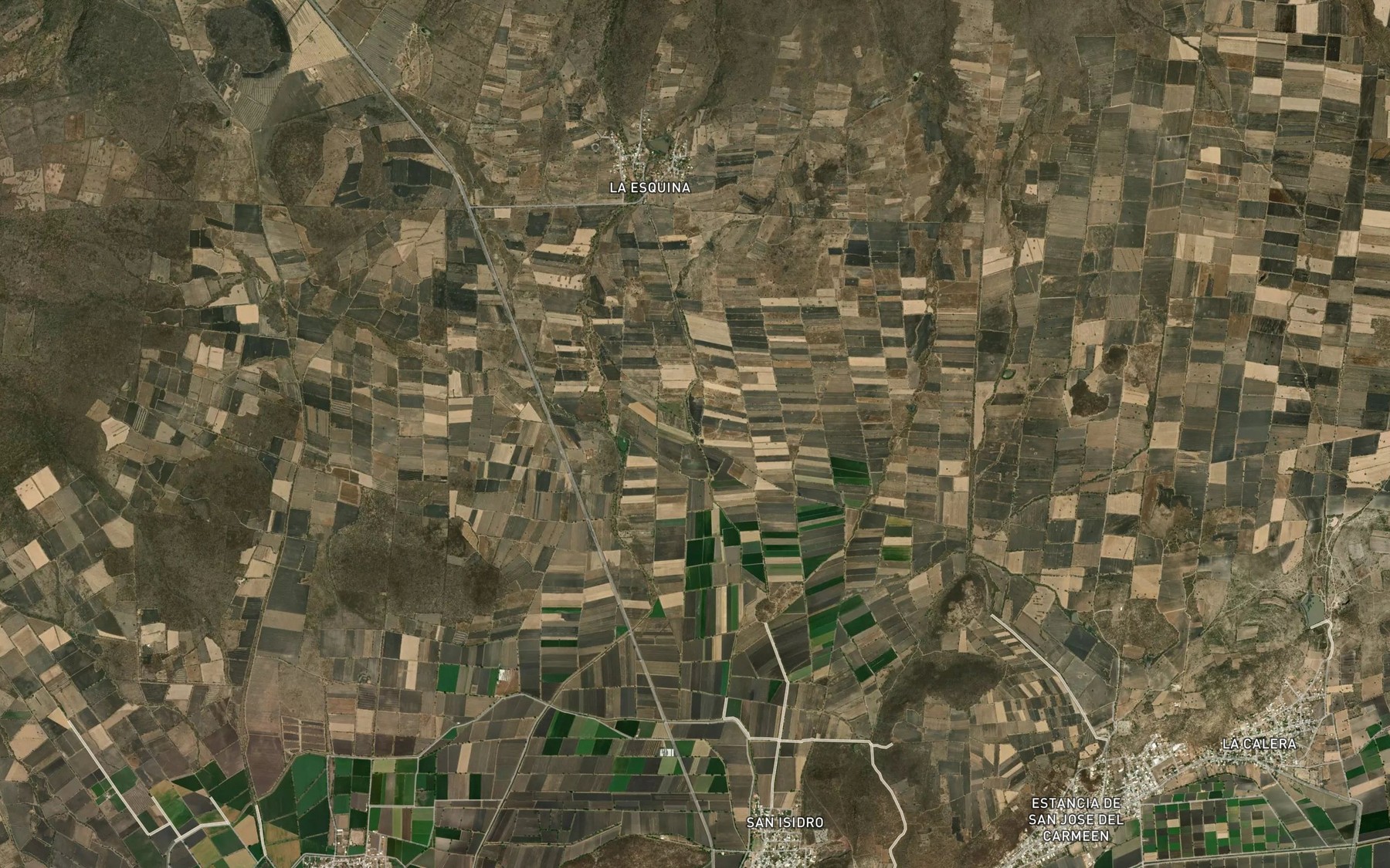 Satellite map of the La Aguilita