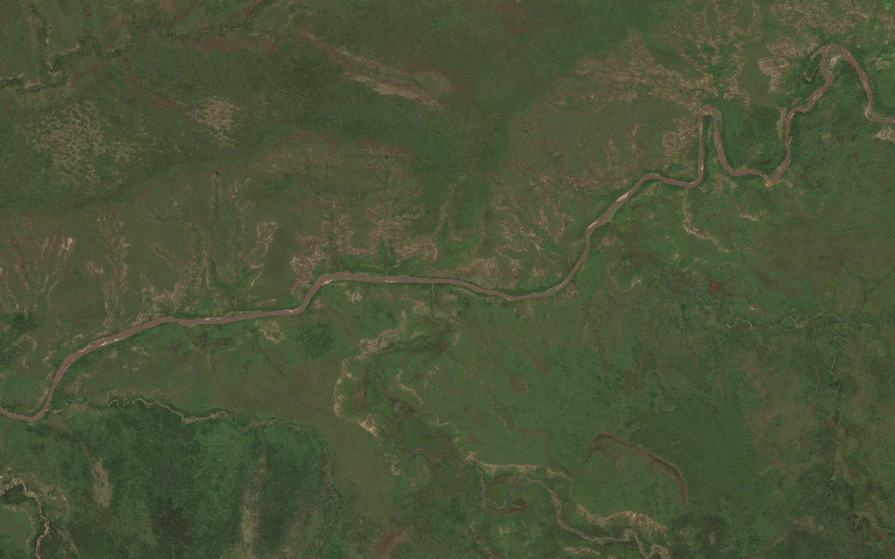 Satellite map of the Mayo Bingari