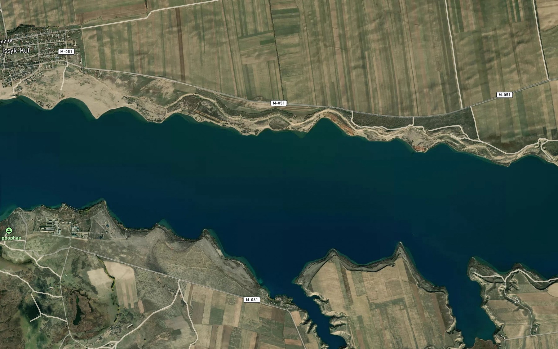 Satellite map of the Aryk Ak-Kurgan