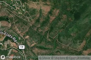 Satellite map of the Red Mountain Ditch