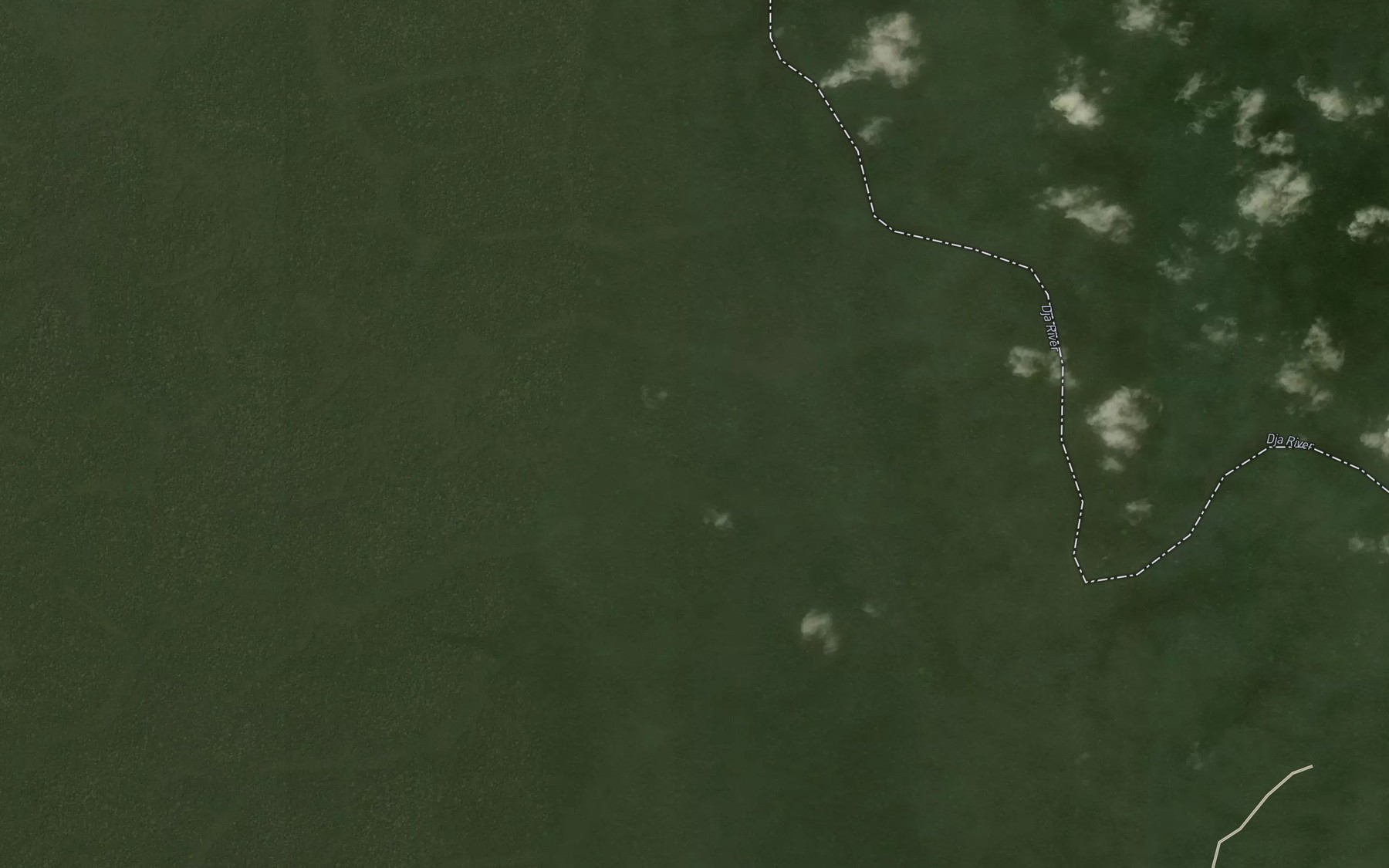 Satellite map of the Mvomvolo
