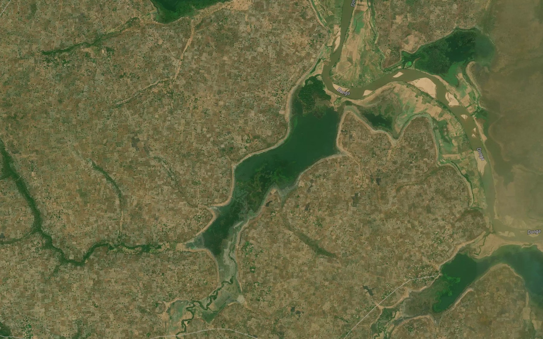 Satellite map of the River Kunkun