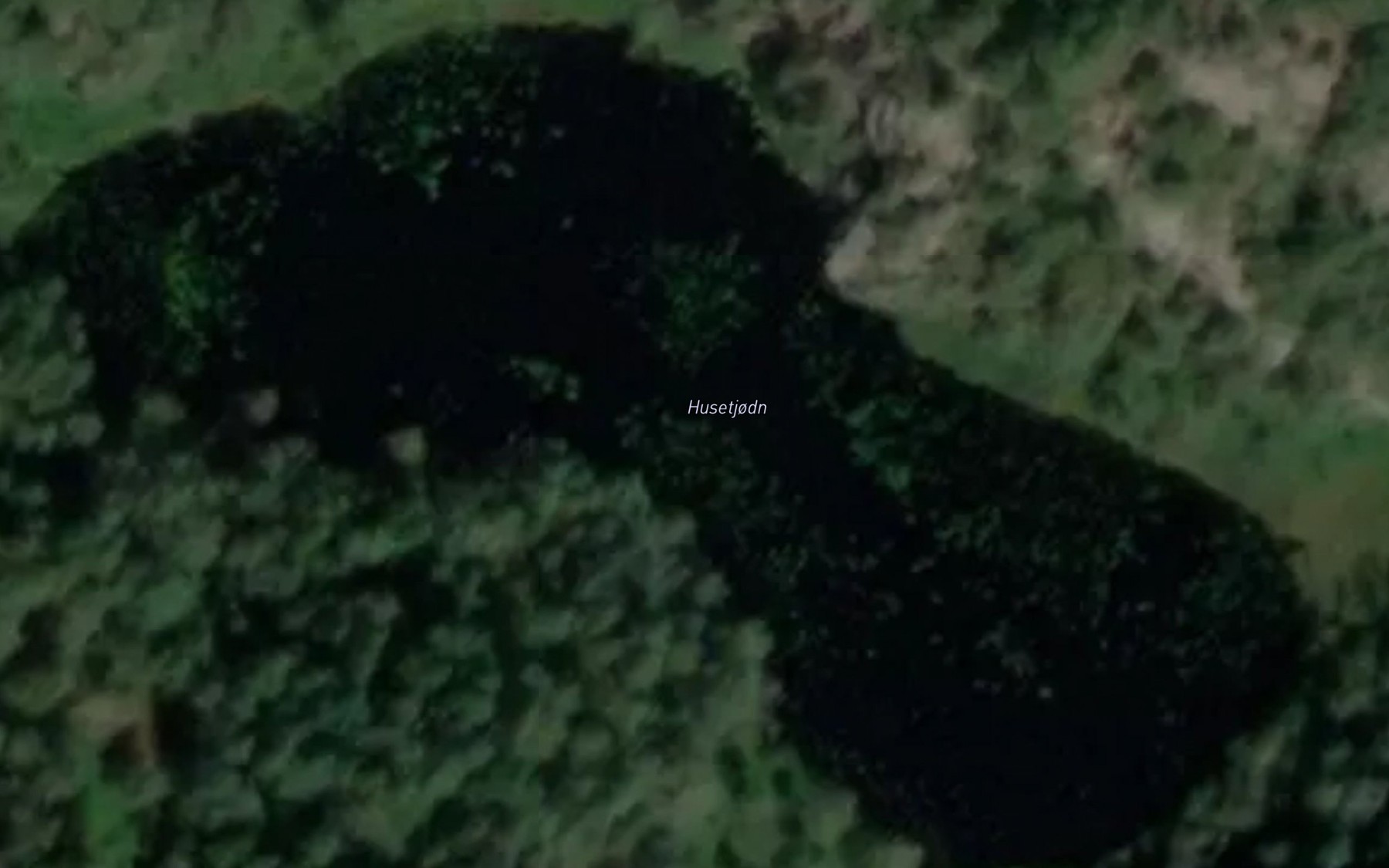 Satellite map of the Husetjodn