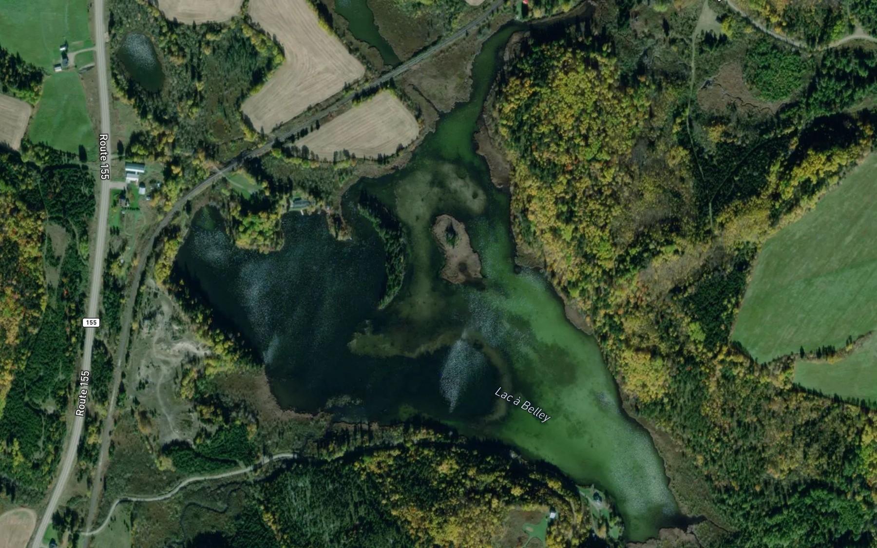 Satellite map of the Lac a Belley