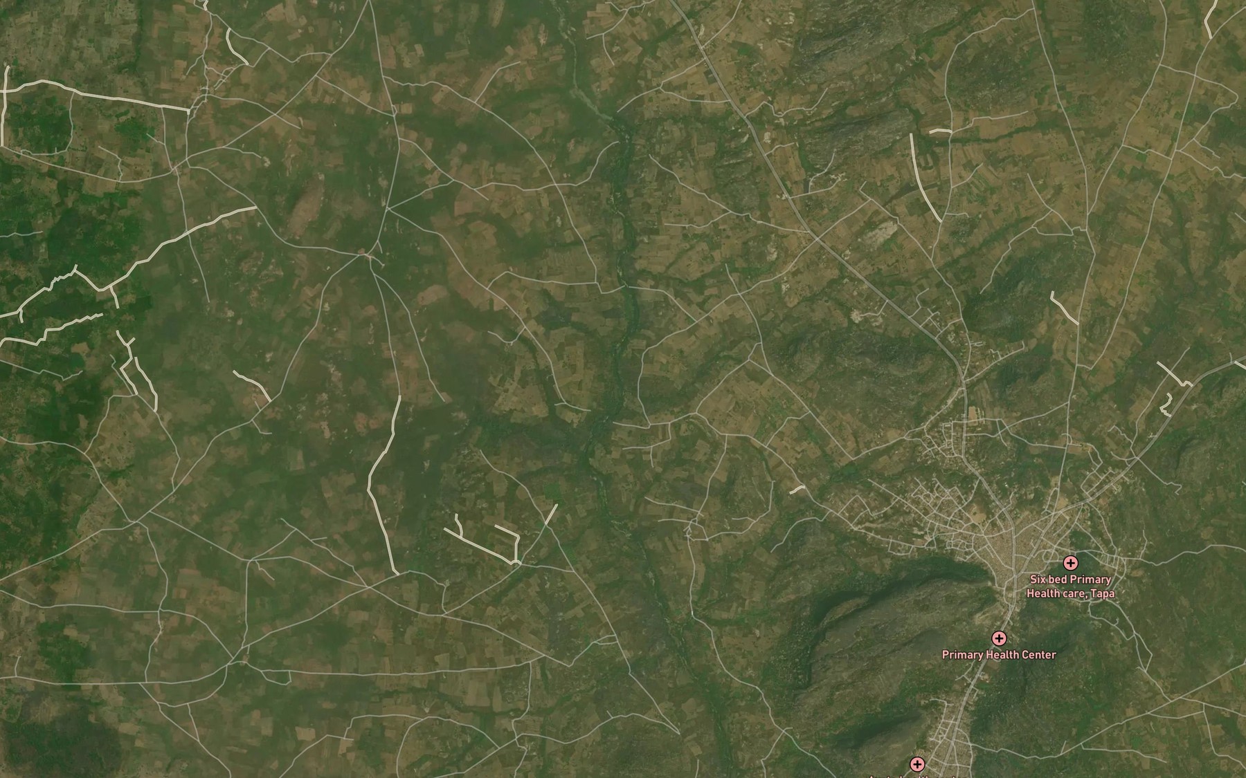 Satellite map of the RiverYendo