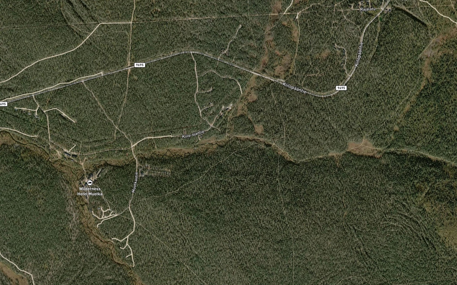 Satellite map of the Sivakkaoja