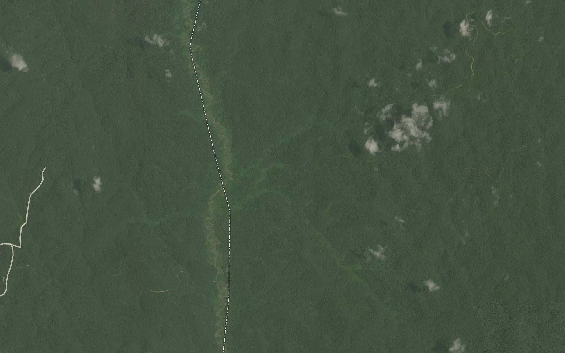 Satellite map of the Mouba