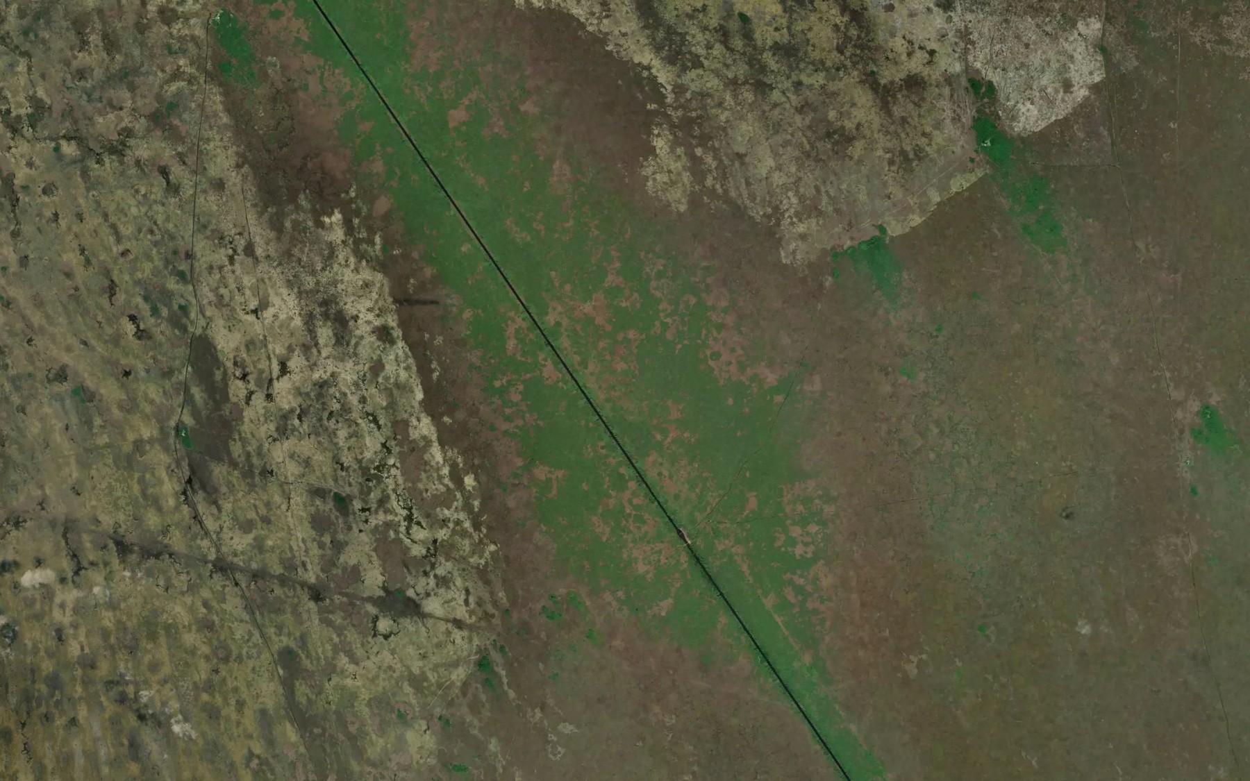 Satellite map of the Mud Canal