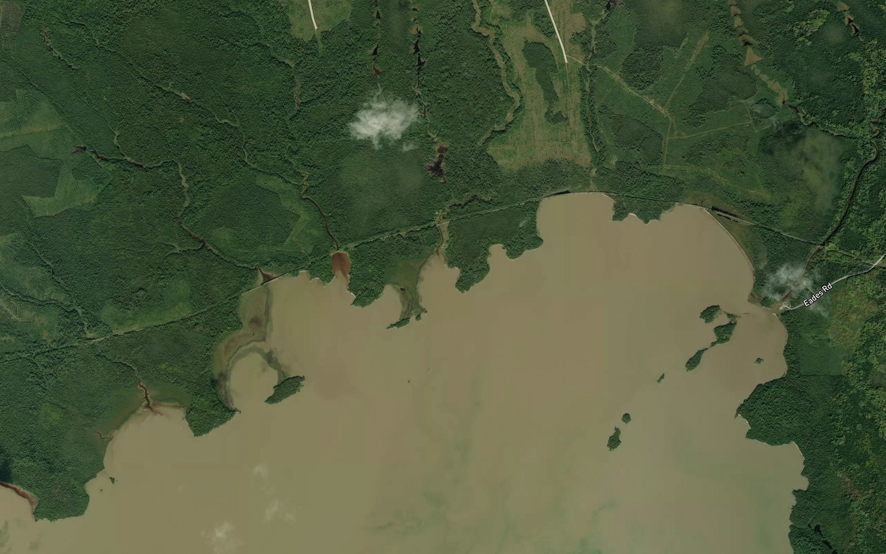 Satellite map of the Mace Bay